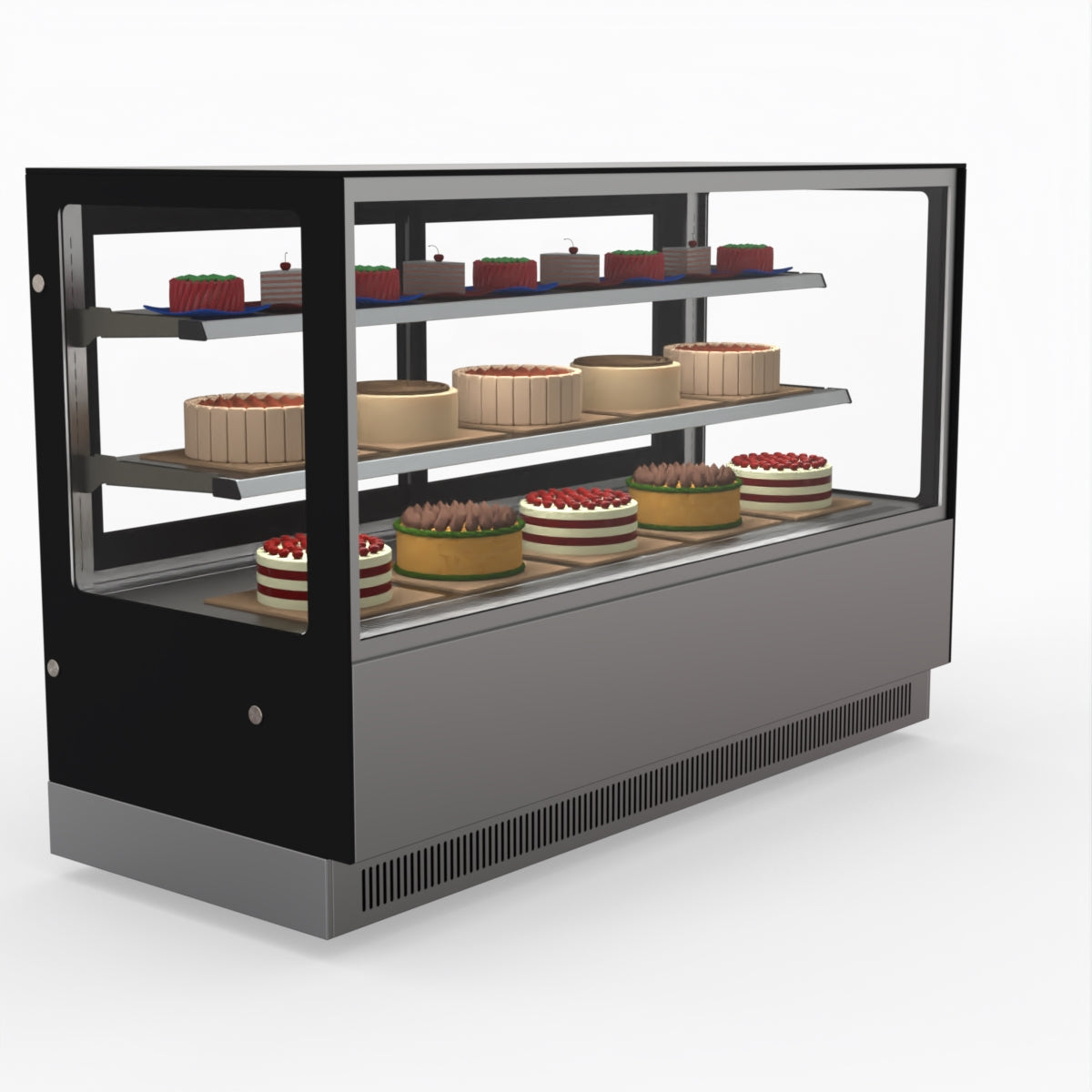 Bonvue Modern 2 Shelves Cake Or Food Display GAN-1800RF2