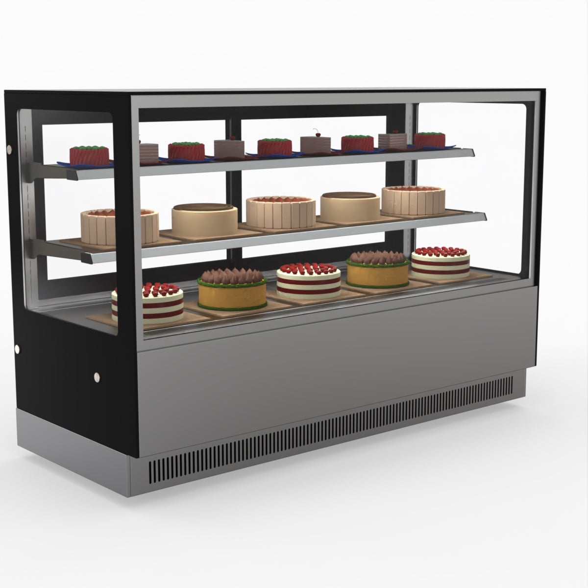 Bonvue Modern 2 Shelves Cake Or Food Display GAN-1800RF2