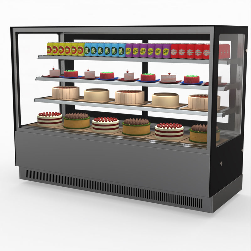 Bonvue Modern 3 Shelves Cake Or Food Display GAN-1800RF3