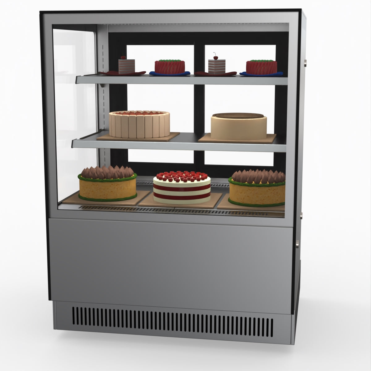 Bonvue Modern 2 Shelves Cake Or Food Display GAN-900RF2