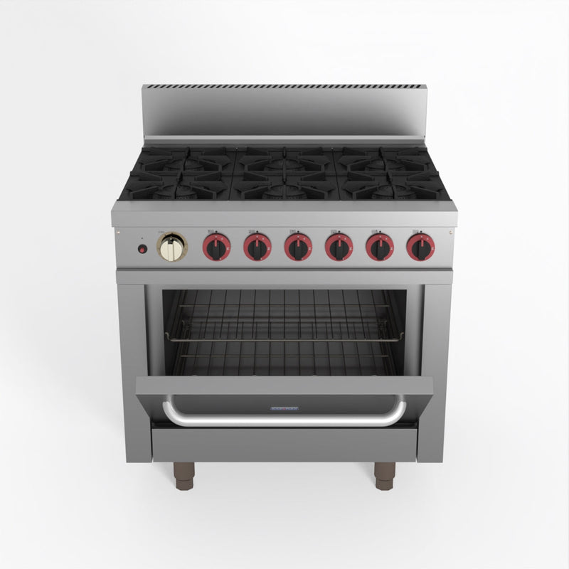 Gasmax 6 Burner With Oven Flame Failure GBS6TSLPG