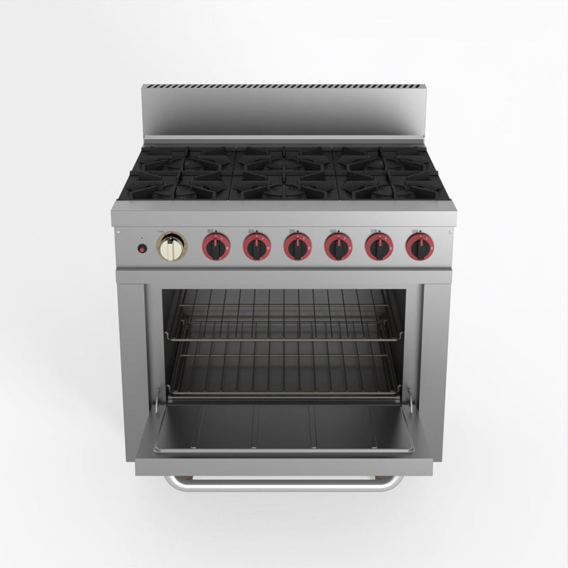 Gasmax 6 Burner With Oven Flame Failure GBS6TSLPG