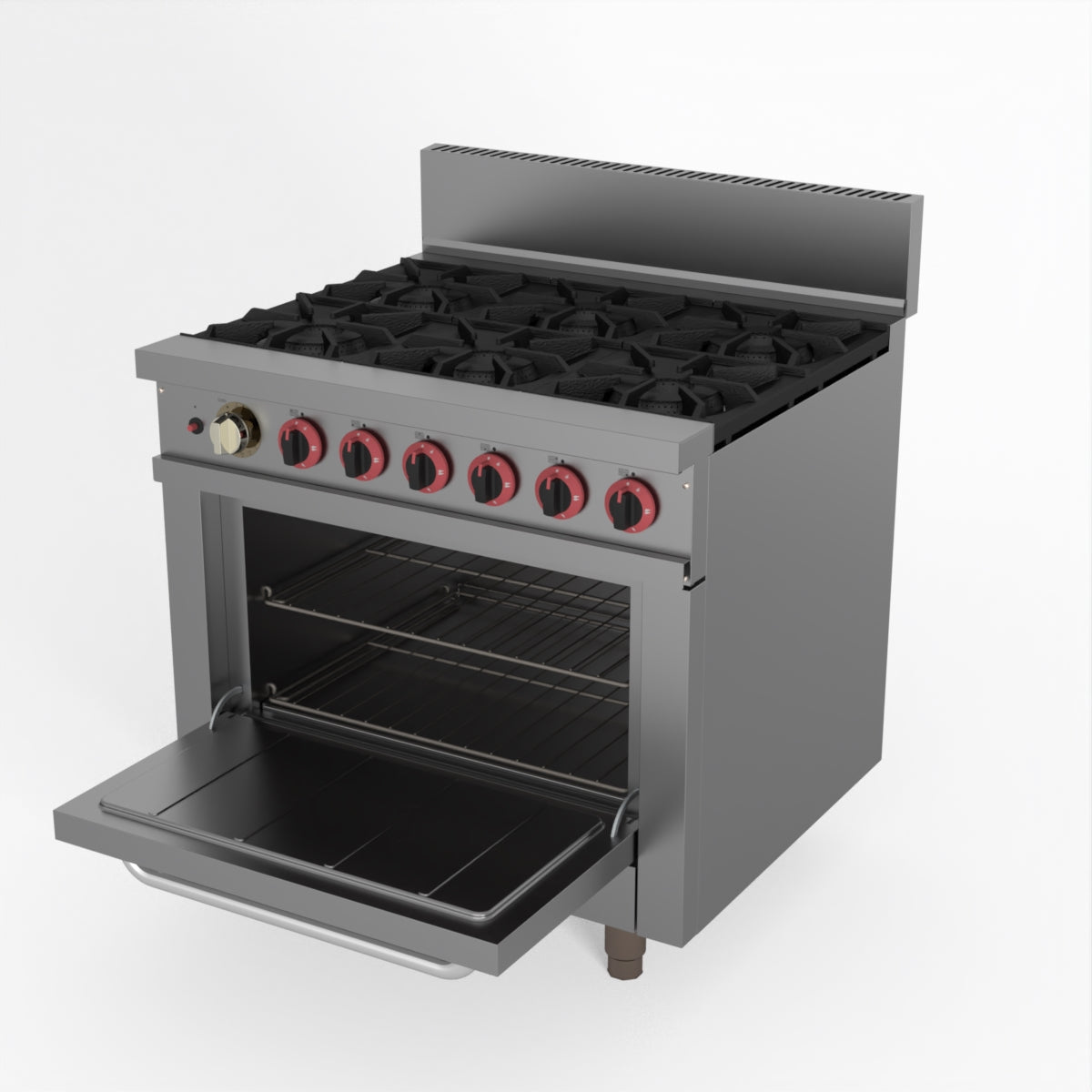 Gasmax 6 Burner With Oven Flame Failure GBS6TS