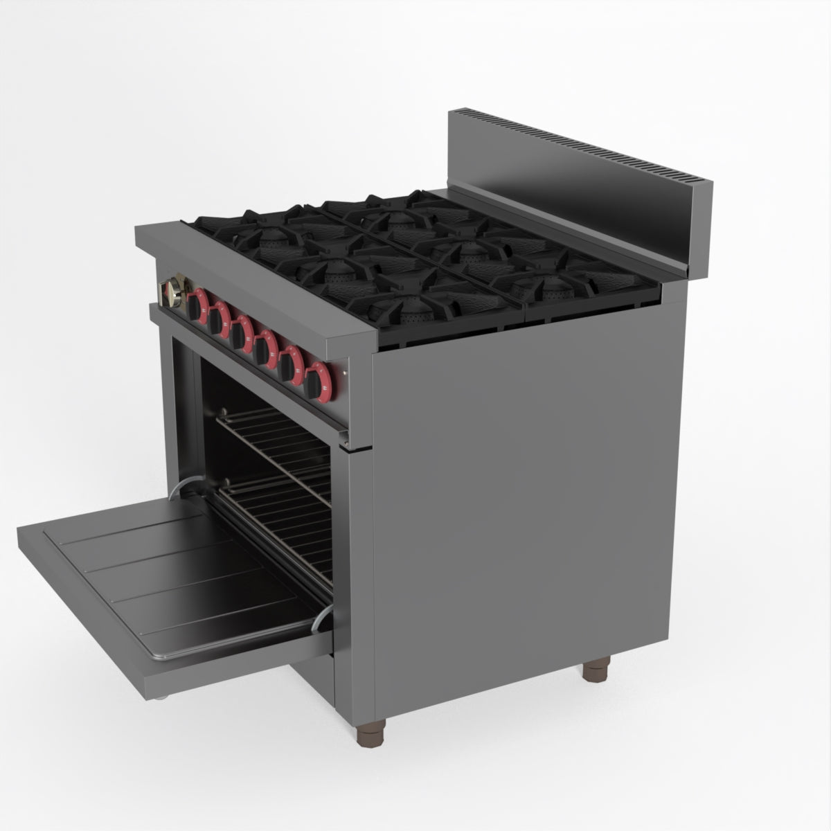 Gasmax 6 Burner With Oven Flame Failure GBS6TSLPG