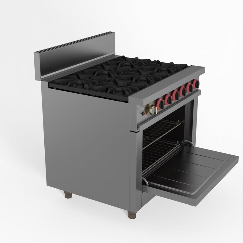 Gasmax 6 Burner With Oven Flame Failure GBS6TSLPG