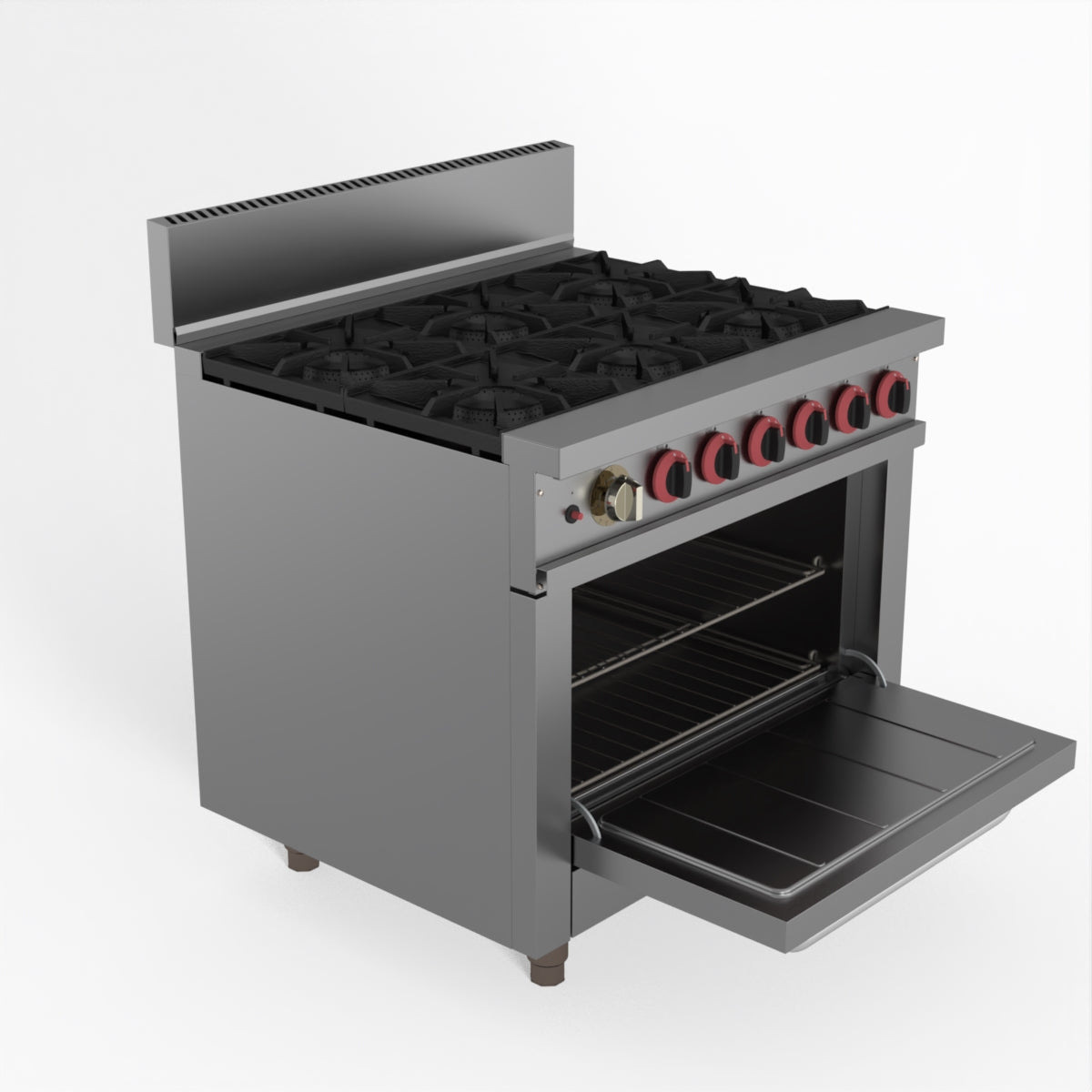 Gasmax 6 Burner With Oven Flame Failure GBS6TSLPG