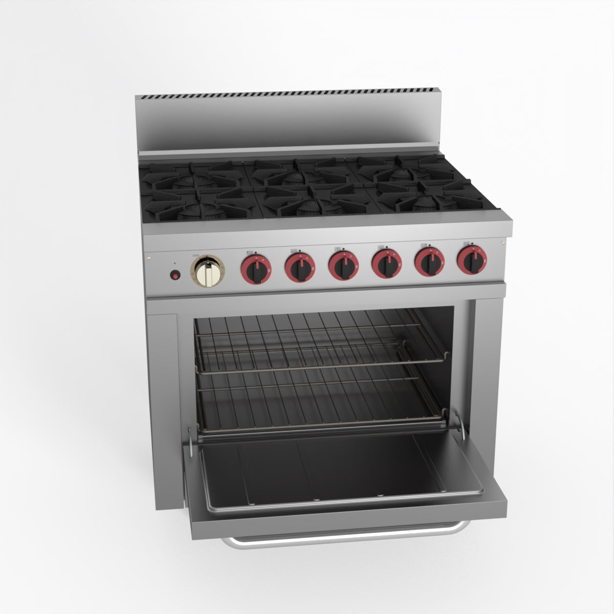 Gasmax 6 Burner With Oven Flame Failure GBS6TS