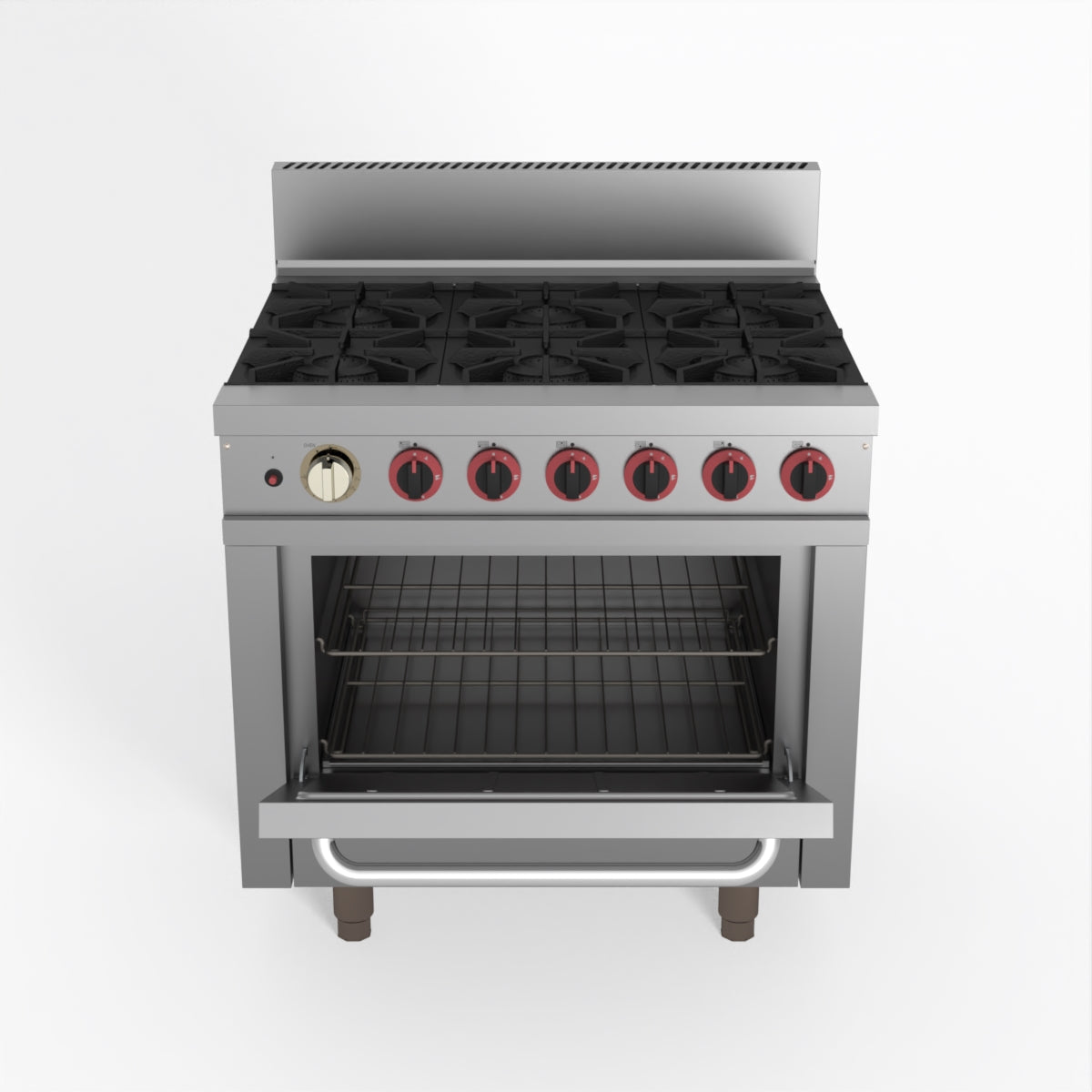 Gasmax 6 Burner With Oven Flame Failure GBS6TSLPG