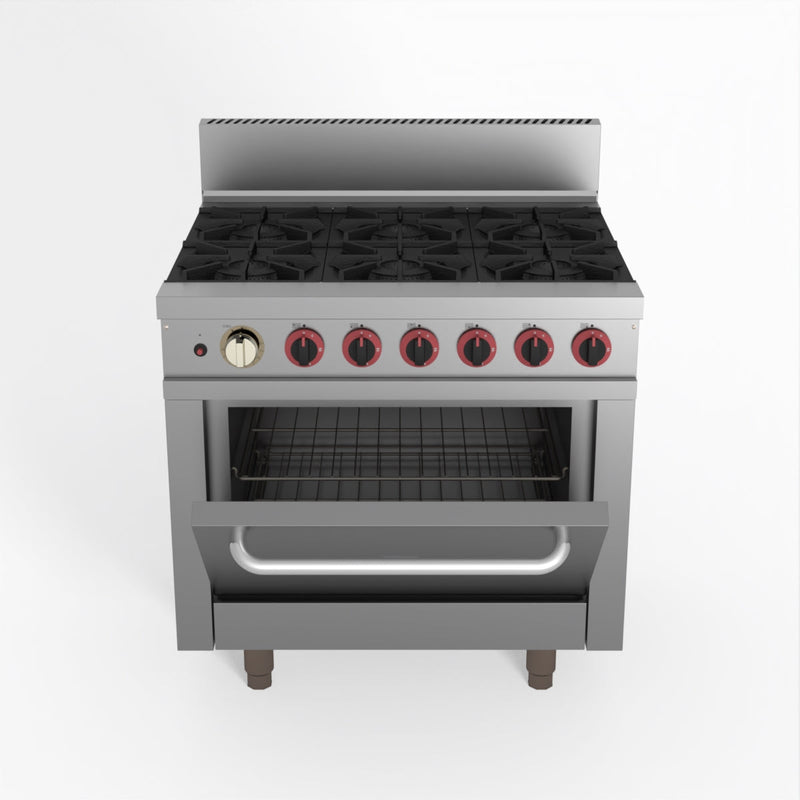 Gasmax 6 Burner With Oven Flame Failure GBS6TS