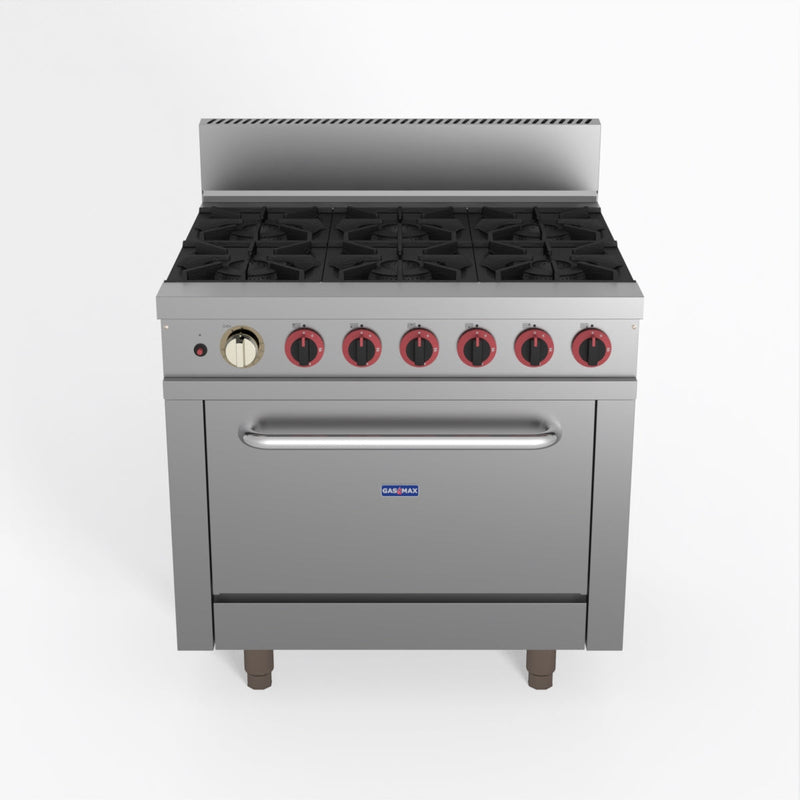 Gasmax 6 Burner With Oven Flame Failure GBS6TS