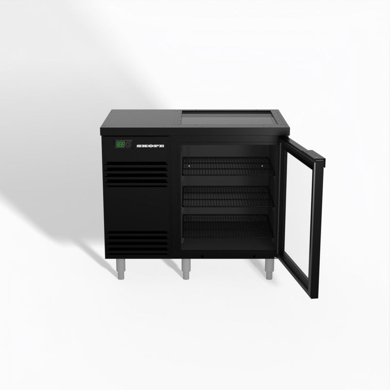 Skope 1 Glass Door Chiller - Black