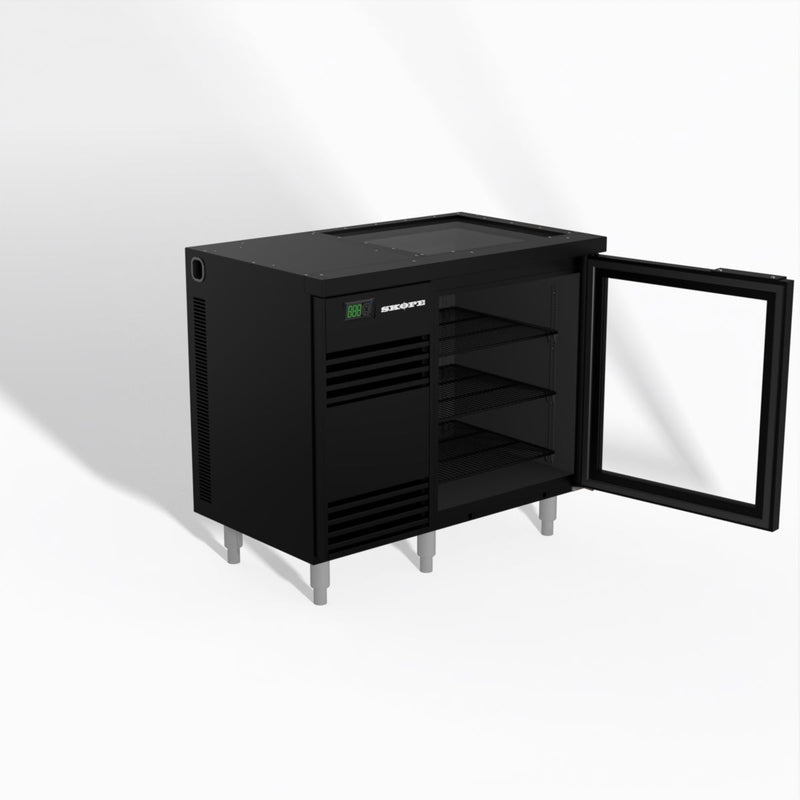 Skope 1 Glass Door Chiller - Black