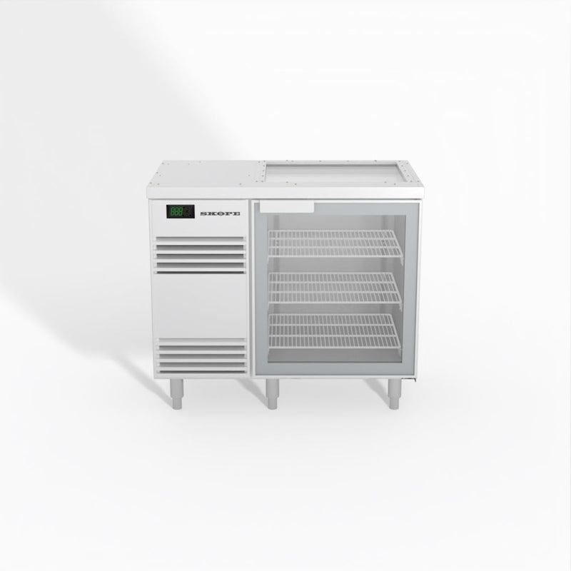 Skope 1 Glass Door Chiller - White