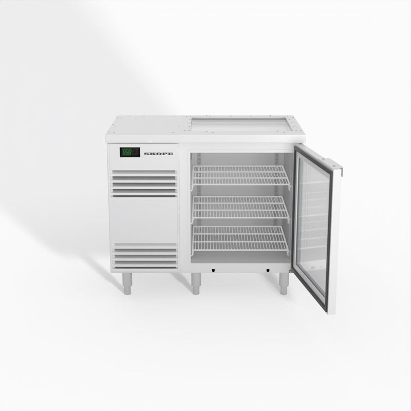 Skope 1 Glass Door Chiller - White