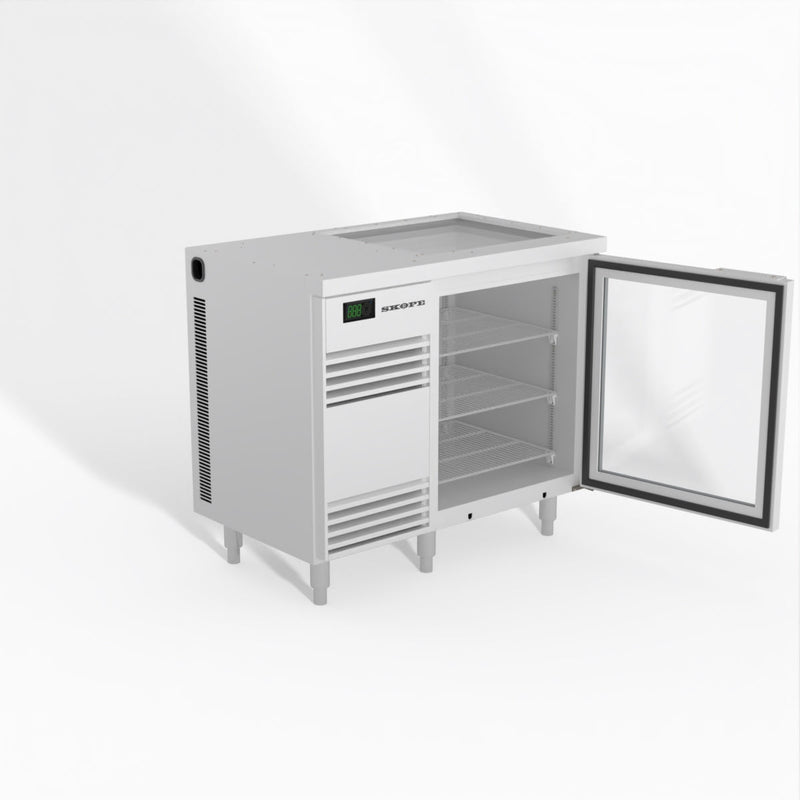 Skope 1 Glass Door Chiller - White