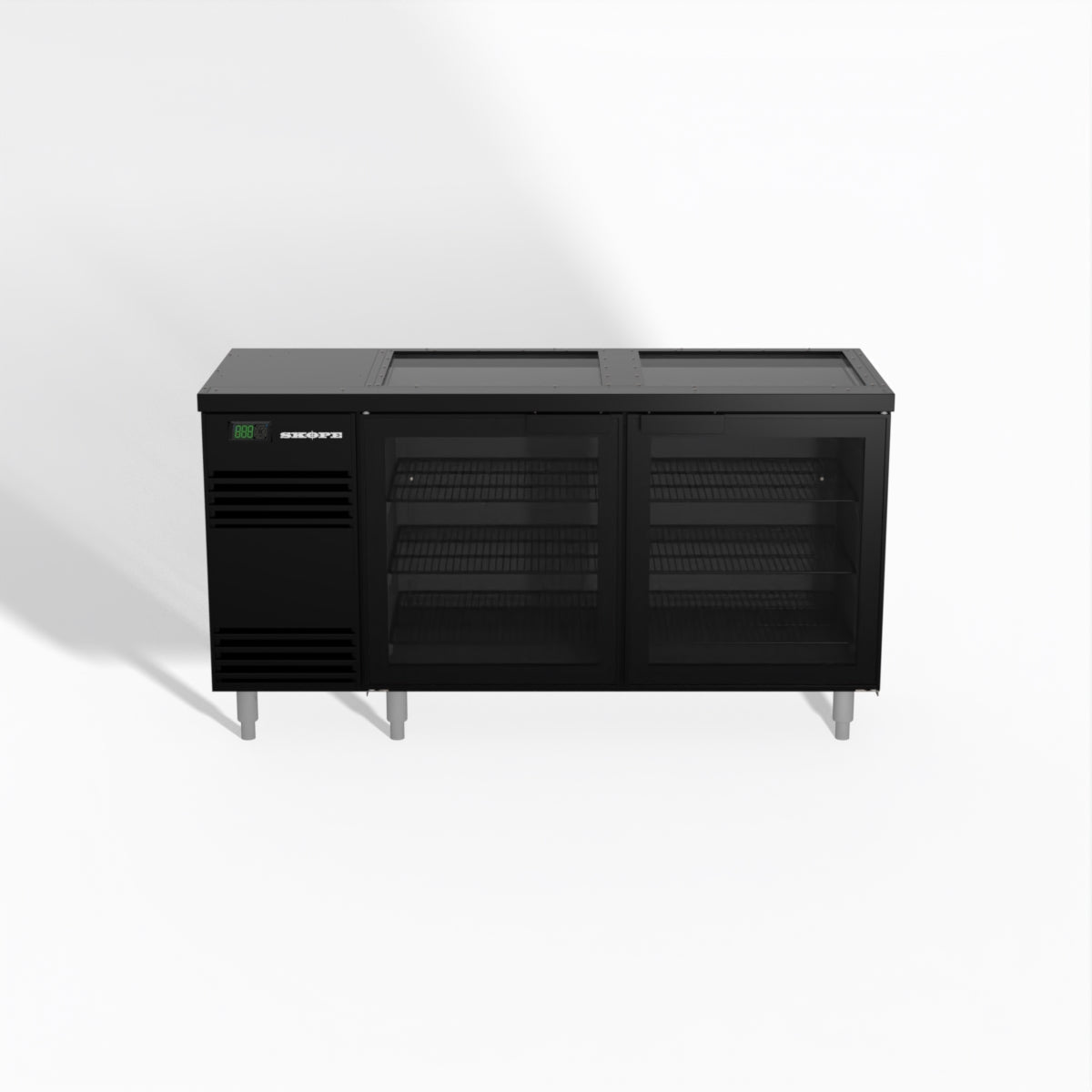 Skope 2 Glass Door Chiller - Black