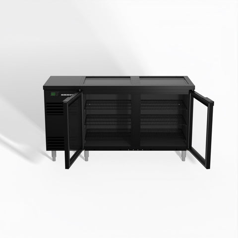 Skope 2 Glass Door Chiller - Black