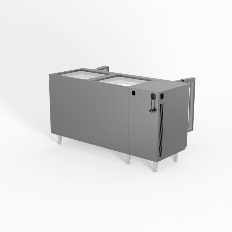 Skope 2 Glass Door Chiller - Stainless Steel