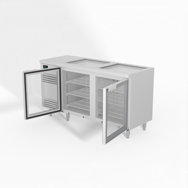 Skope 2 Glass Door Chiller - White