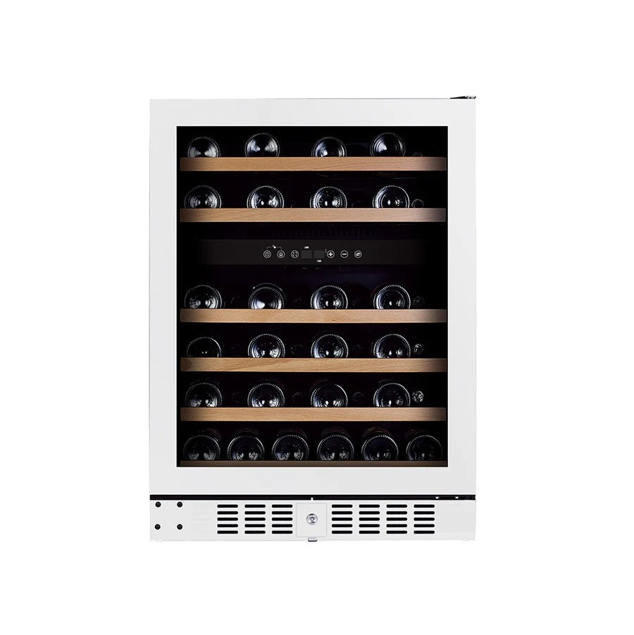 Grand Cru Alpine White & Timber 46DWT Wine Fridge