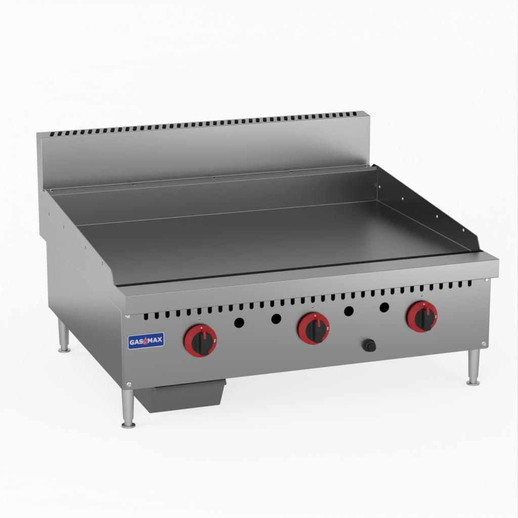 GasMAX Three Burner Lpg Griddle Top - GG-36LPG