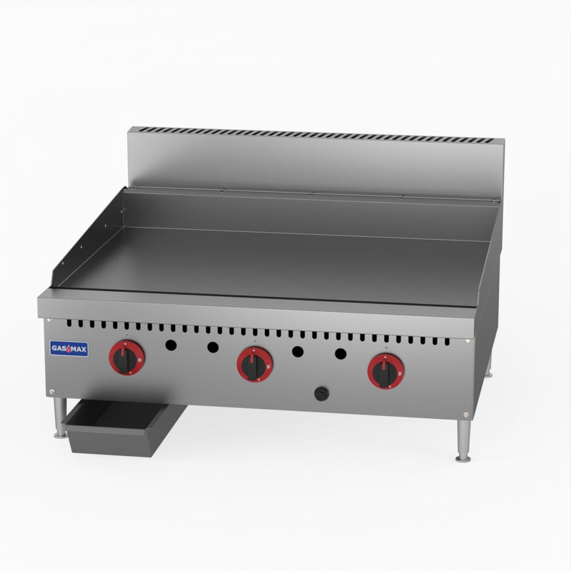 GasMax Three Burner Lpg Griddle Top GG-36LPG