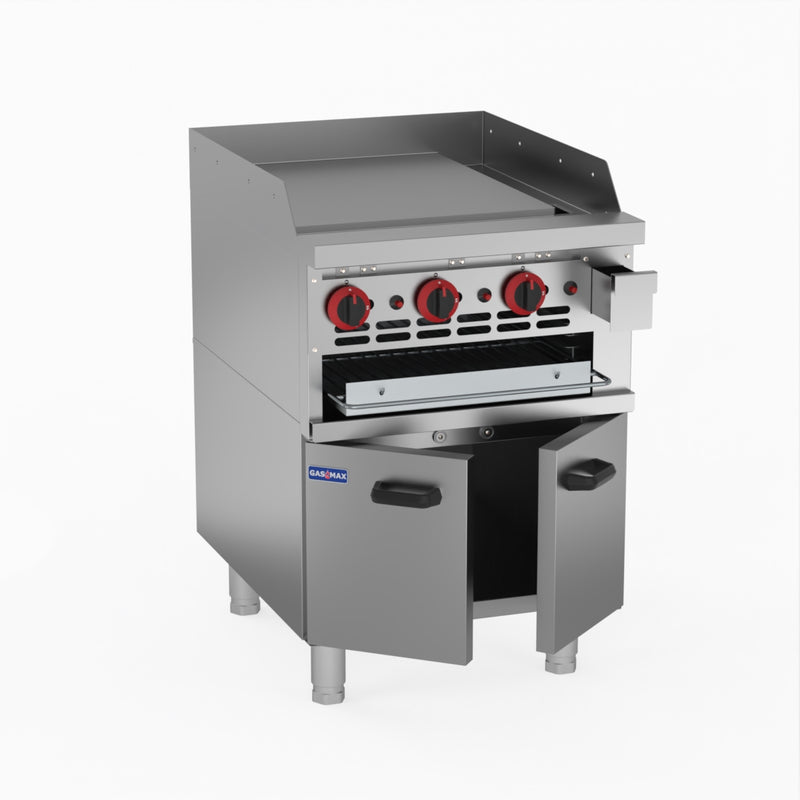 GasMax Gas Griddle And Gas Toaster With Cabinet GGS-24