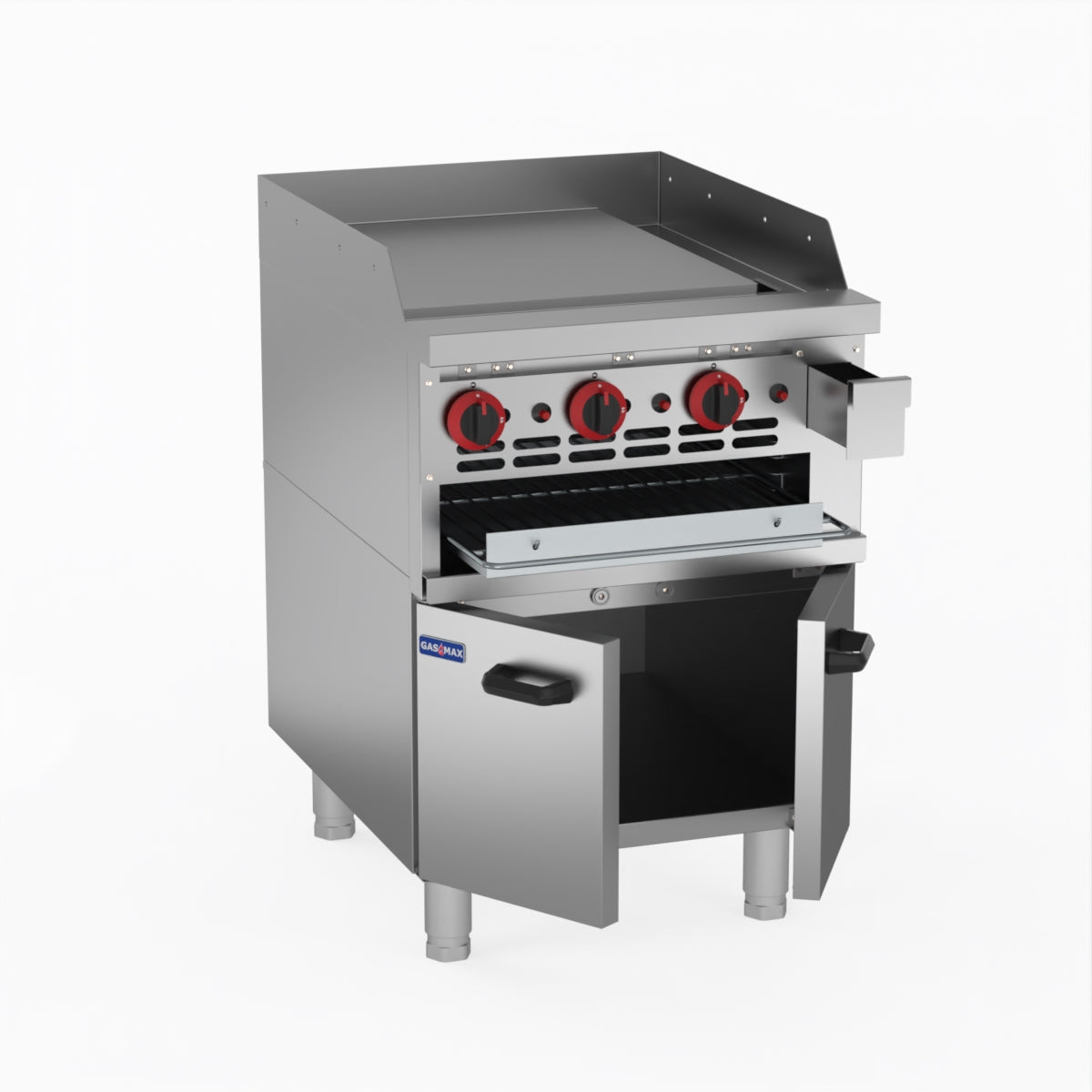 GasMax Gas Griddle and Gas Toaster with Cabinet GGS-24