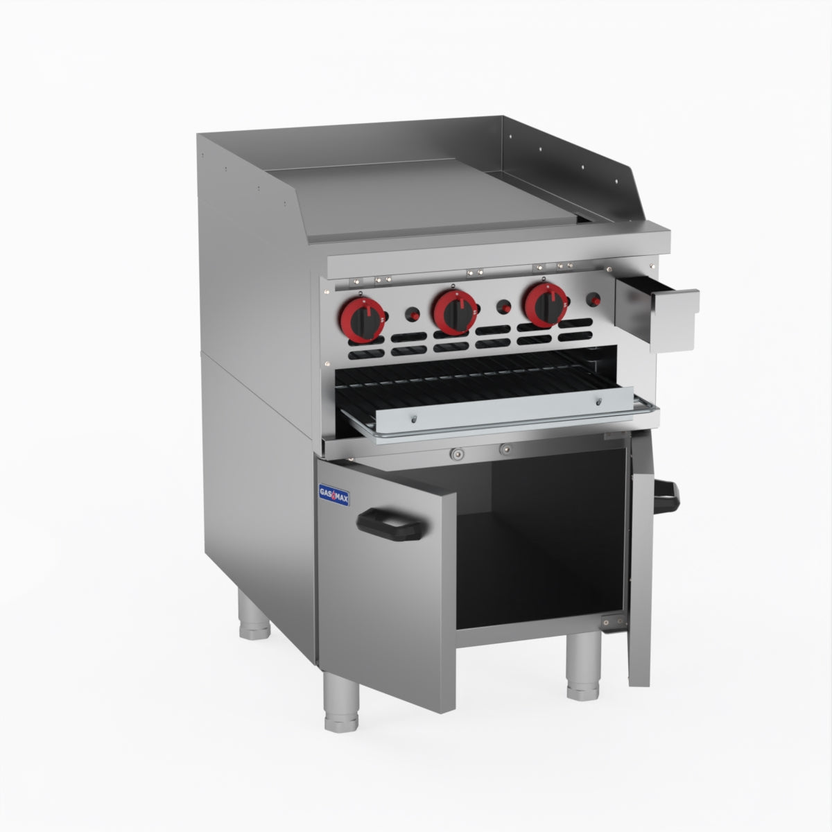 GasMax Gas Griddle and Gas Toaster with Cabinet GGS-24