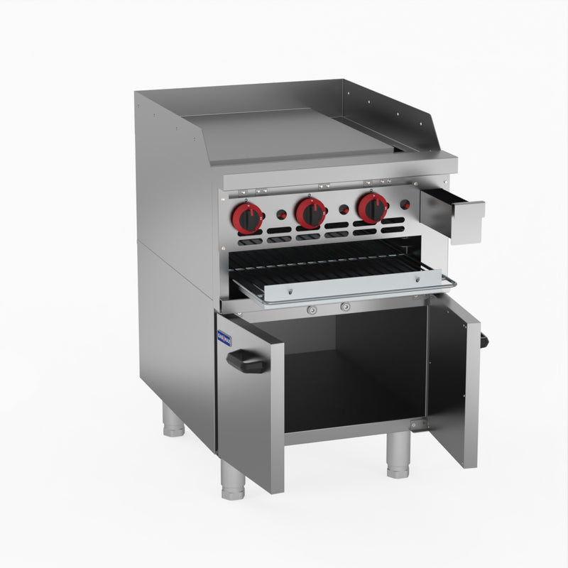 GasMax Gas Griddle And Gas Toaster With Cabinet GGS-24