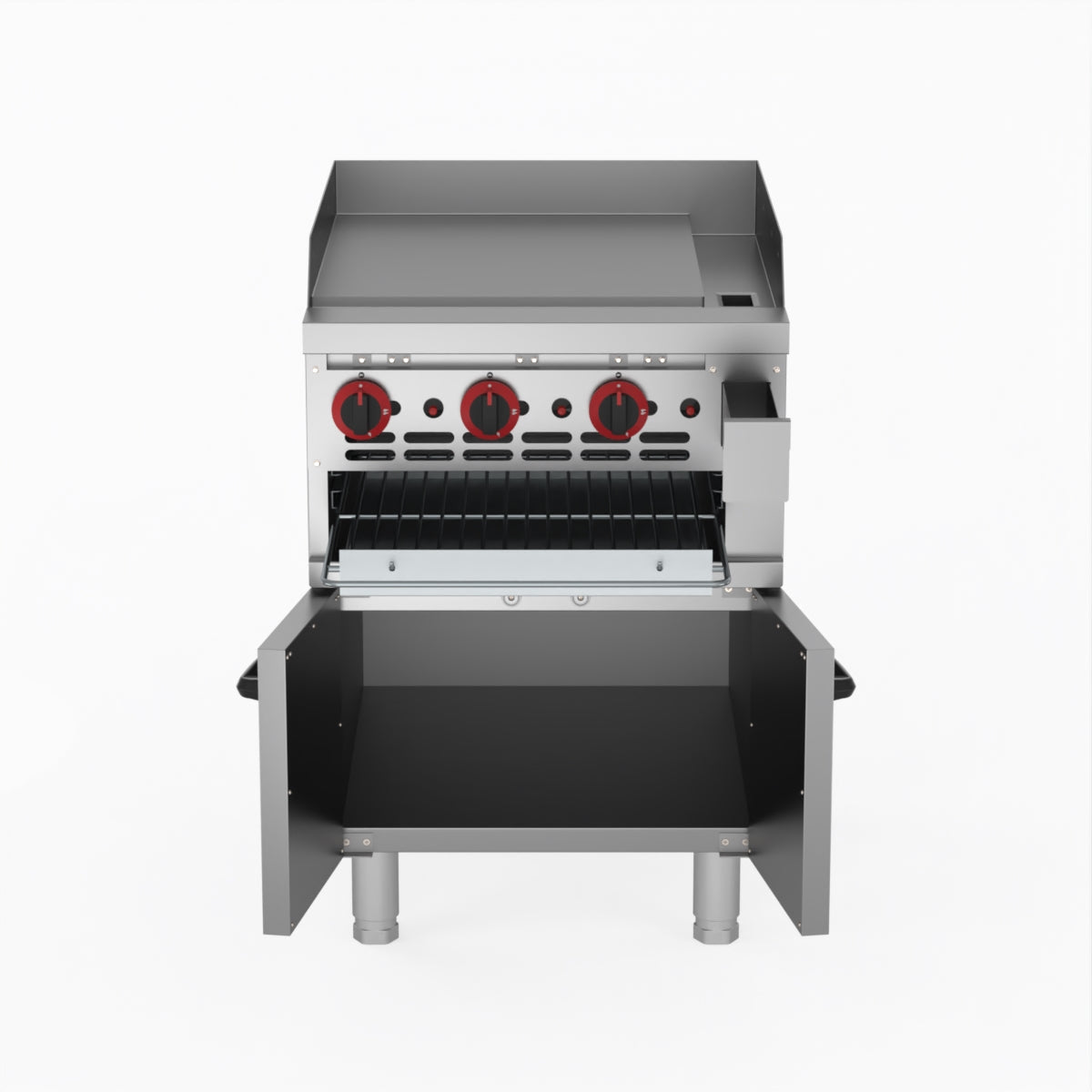 GasMax Gas Griddle And Gas Toaster With Cabinet GGS-24