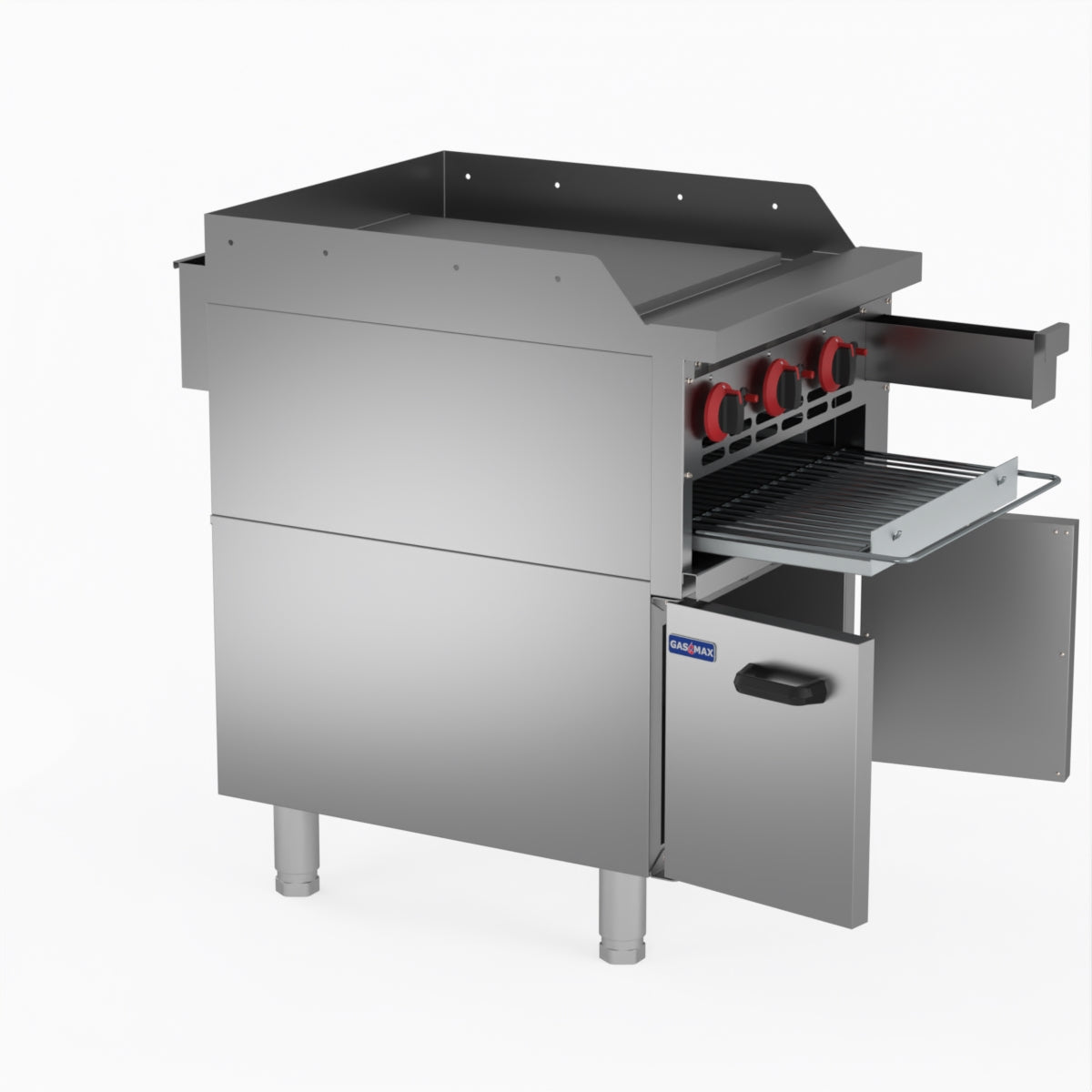 GasMax Gas Griddle And Gas Toaster With Cabinet GGS-24LPG