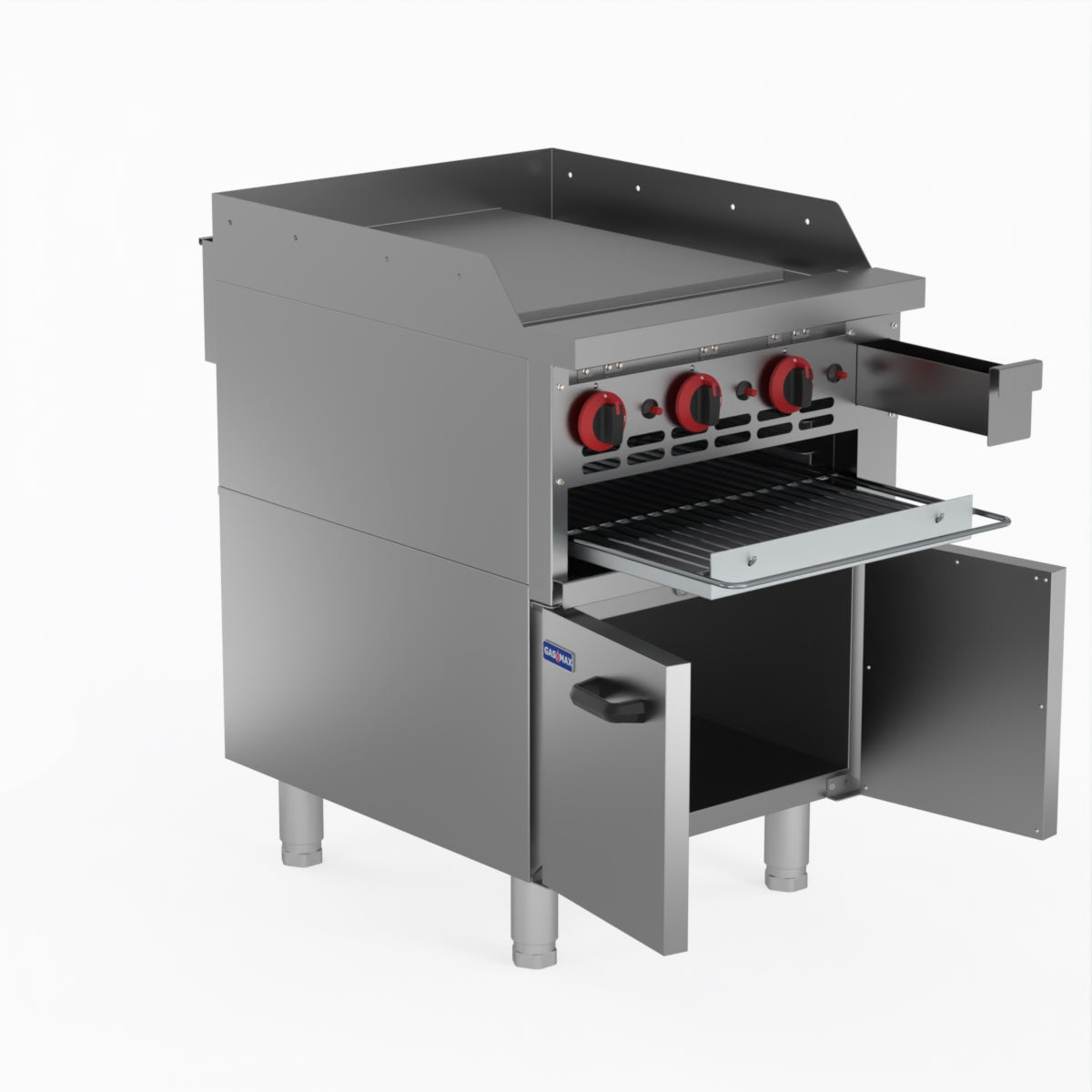 GasMax Gas Griddle And Gas Toaster With Cabinet GGS-24