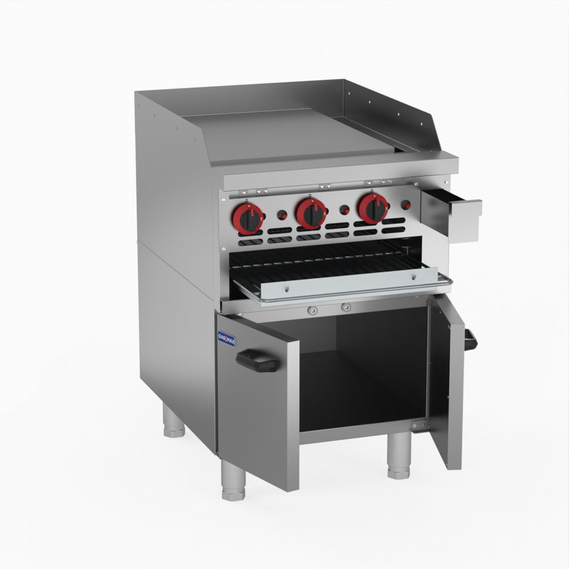 GasMax Gas Griddle And Gas Toaster With Cabinet GGS-24