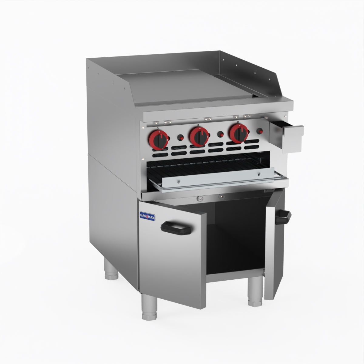 GasMax Gas Griddle And Gas Toaster With Cabinet GGS-24LPG