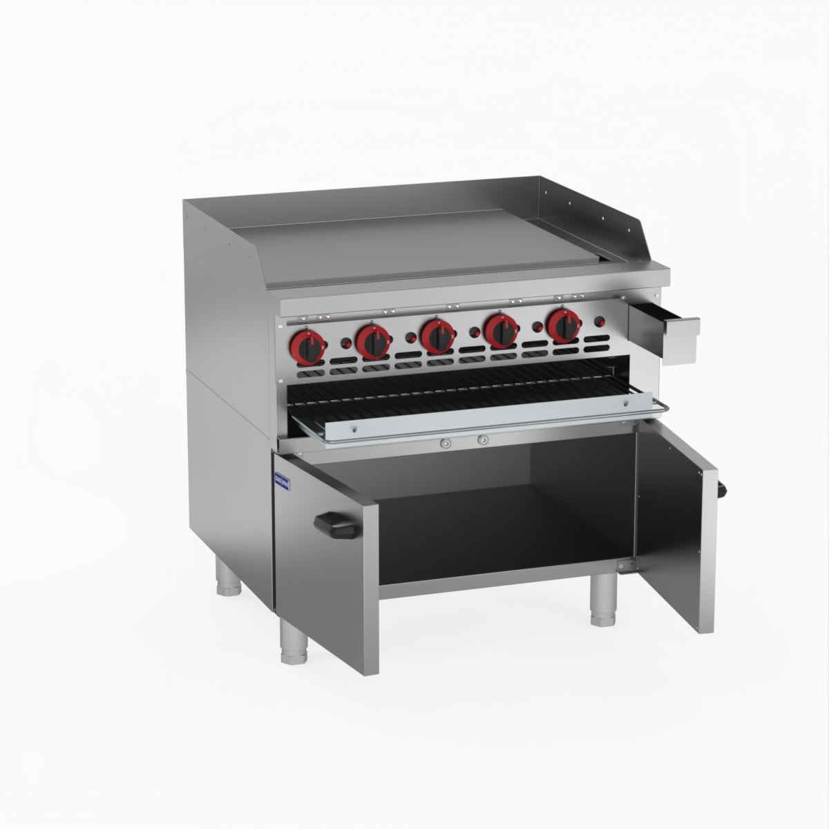 GasMax Gas Griddle And Gas Toaster With Cabinet GGS-36