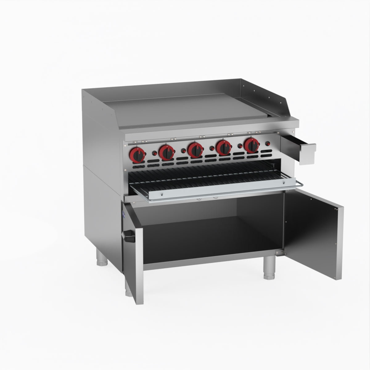 GasMax Gas Griddle And Gas Toaster With Cabinet GGS-36