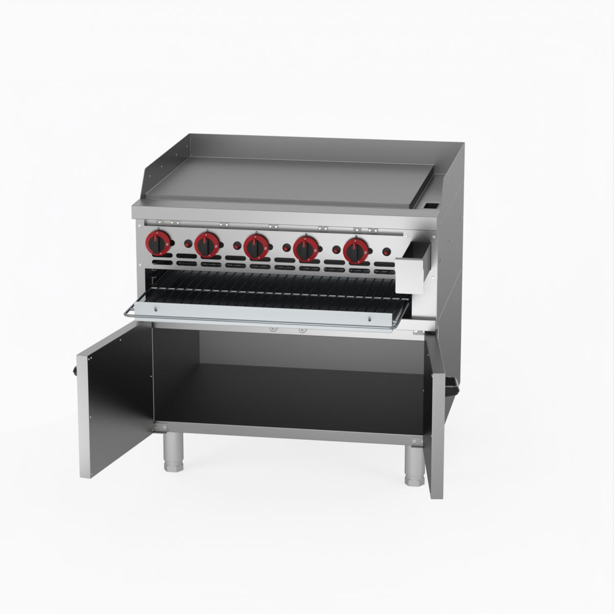 GasMax Gas Griddle And Gas Toaster With Cabinet GGS-36