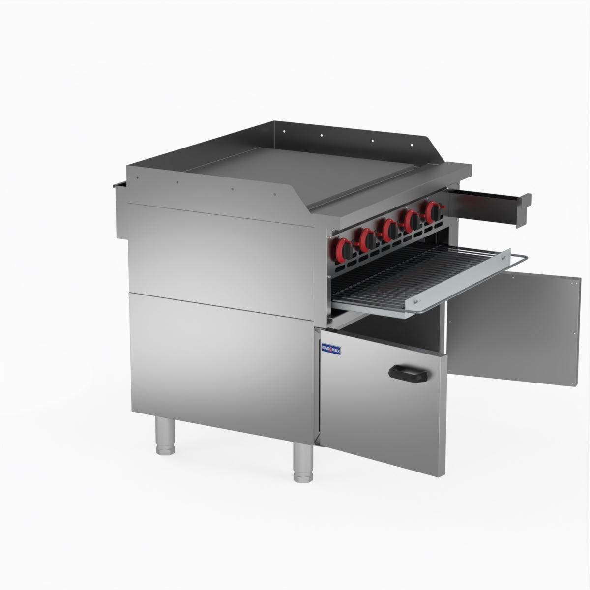 GasMax Gas Griddle and Gas Toaster with Cabinet GGS-36