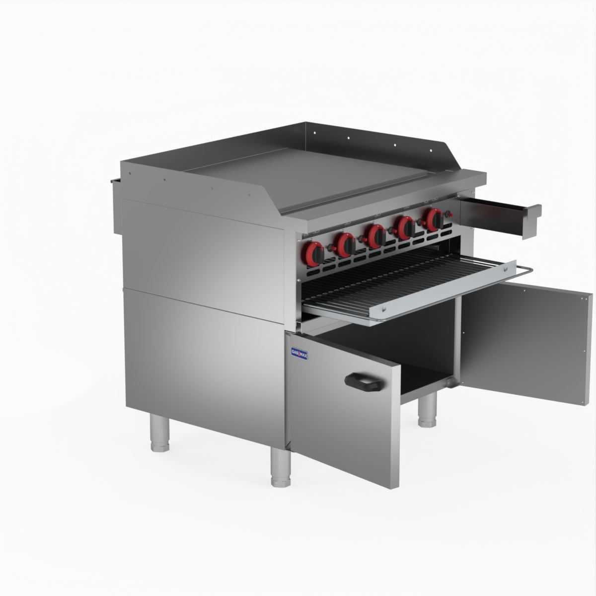 GasMax Gas Griddle And Gas Toaster With Cabinet GGS-36LPG