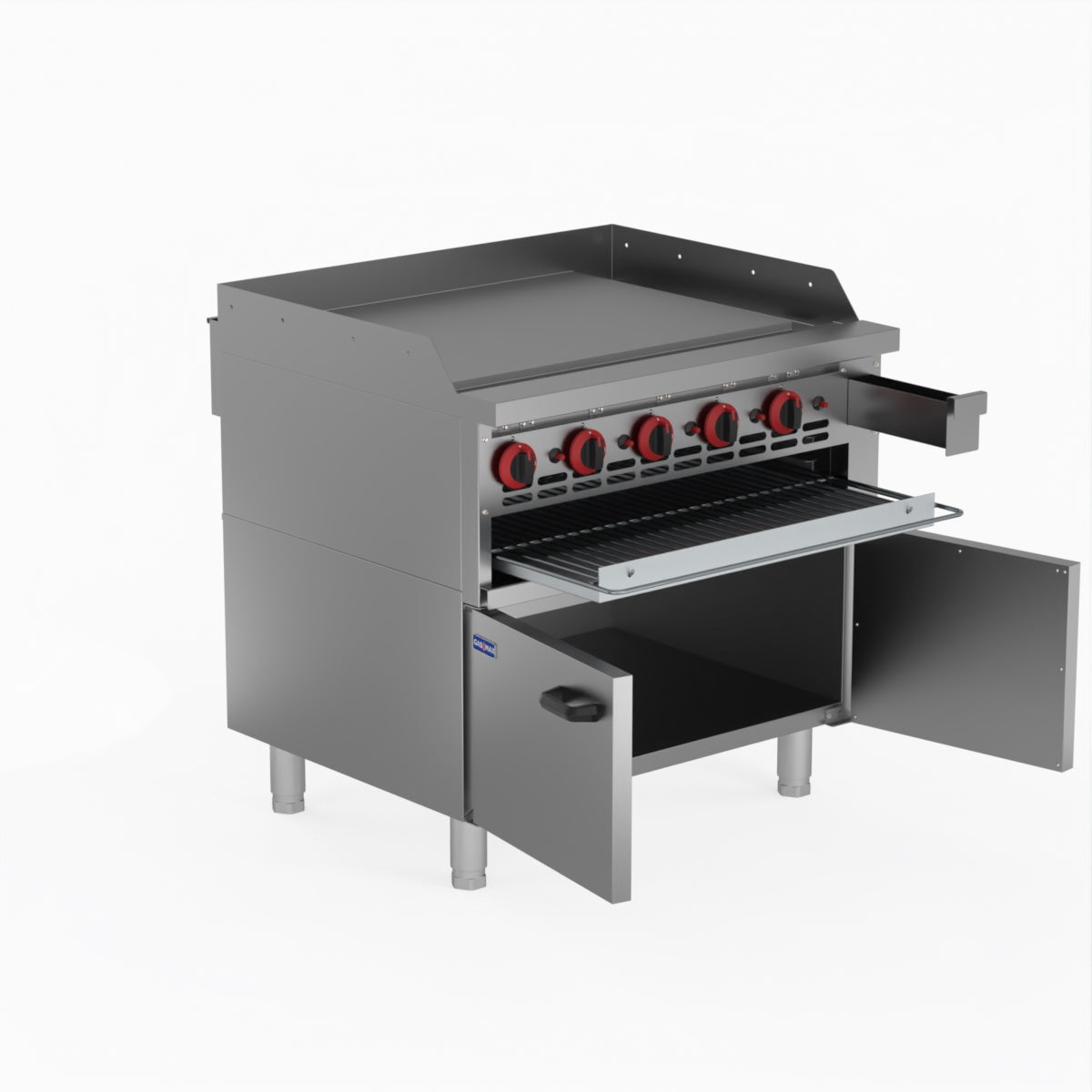 GasMax Gas Griddle And Gas Toaster With Cabinet GGS-36