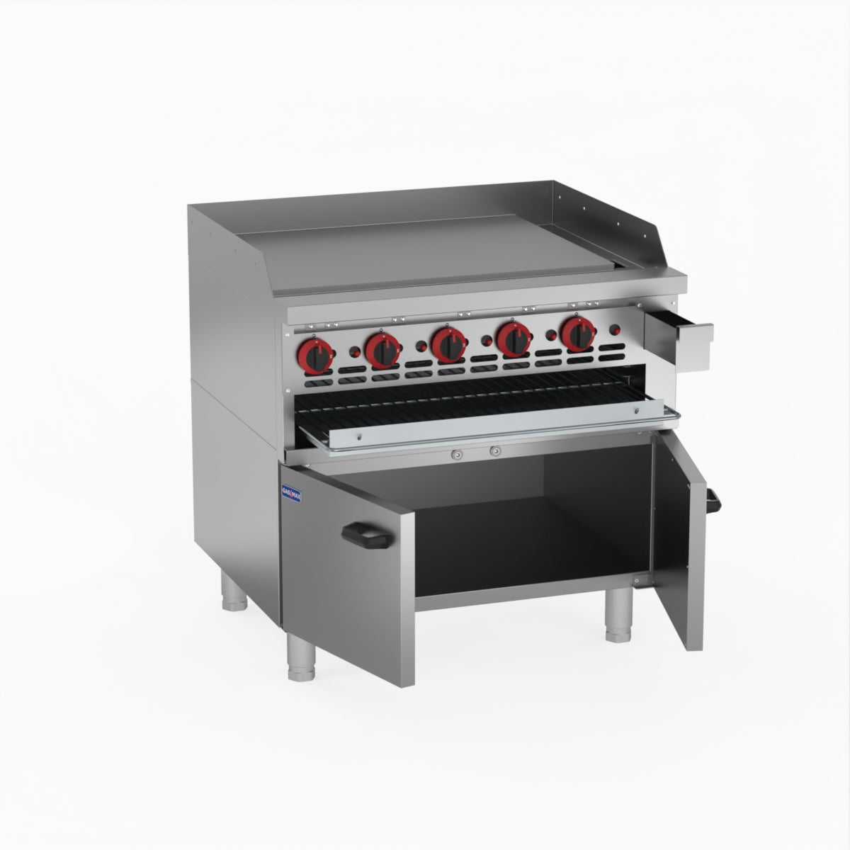 GasMax Gas Griddle and Gas Toaster with Cabinet GGS-36