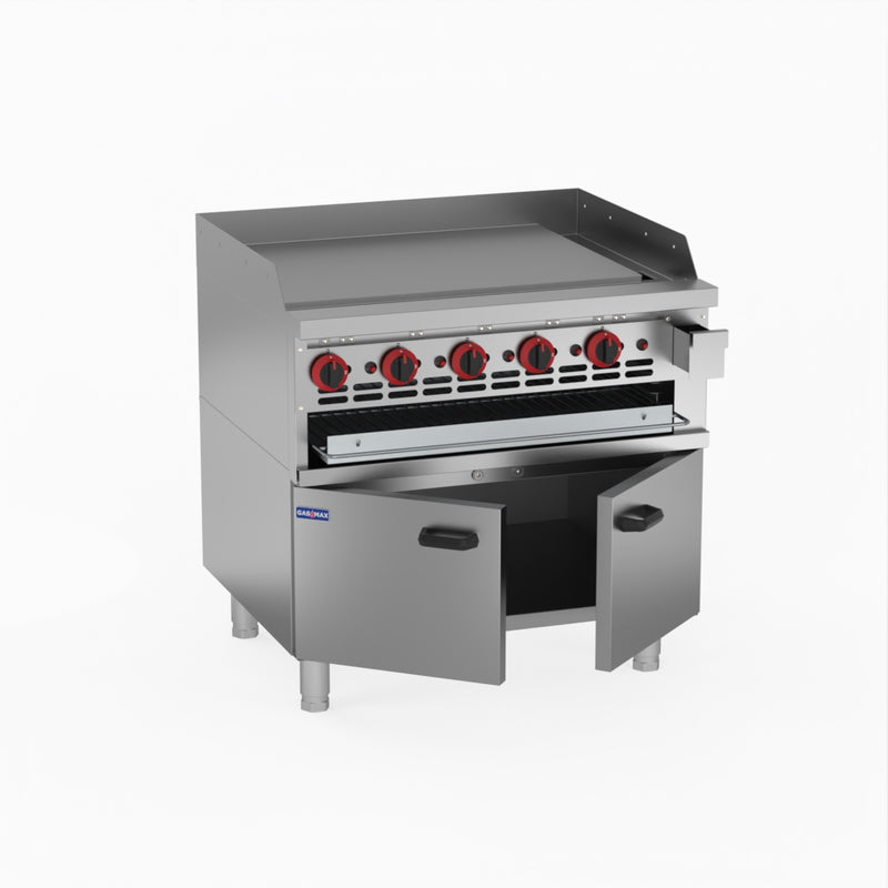 GasMax Gas Griddle And Gas Toaster With Cabinet GGS-36LPG