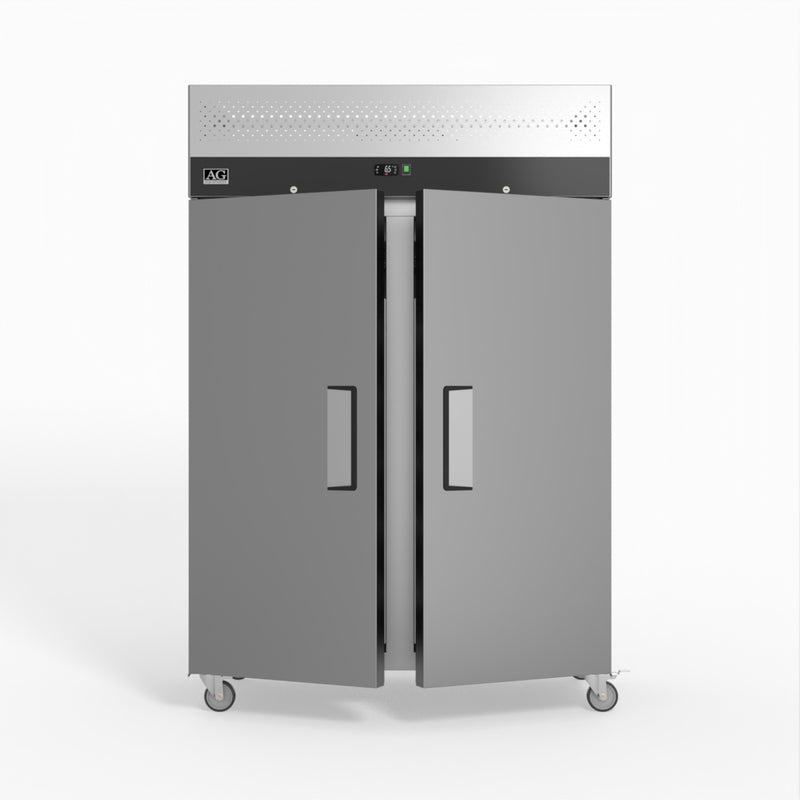 AG 1200 Litre Upright Double Door Stainless Steel Door Fridge GNX1200TN