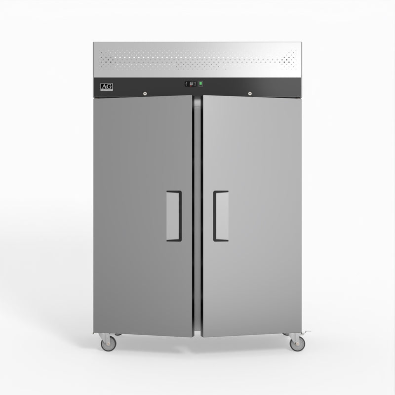 AG 1200 Litre Upright Double Door Stainless Steel Door Fridge GNX1200TN