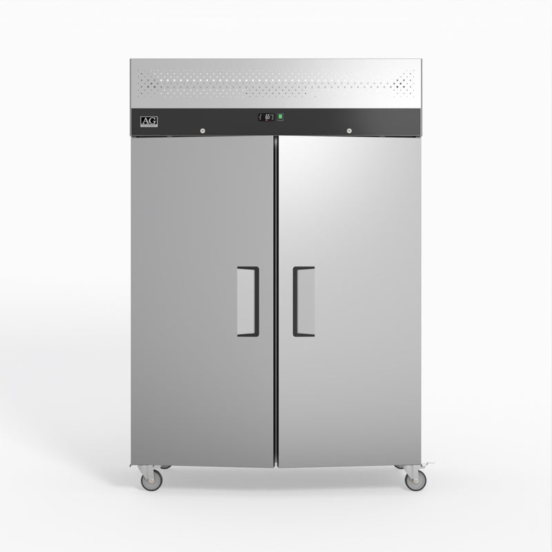 AG 1200 Litre Upright Double Door Stainless Steel Door Fridge GNX1200TN