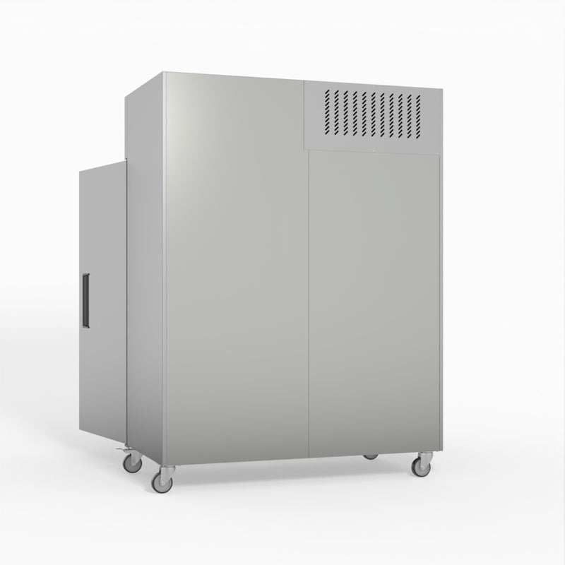 AG 1300 Litre Upright Double Door Stainless Steel Door Freezer