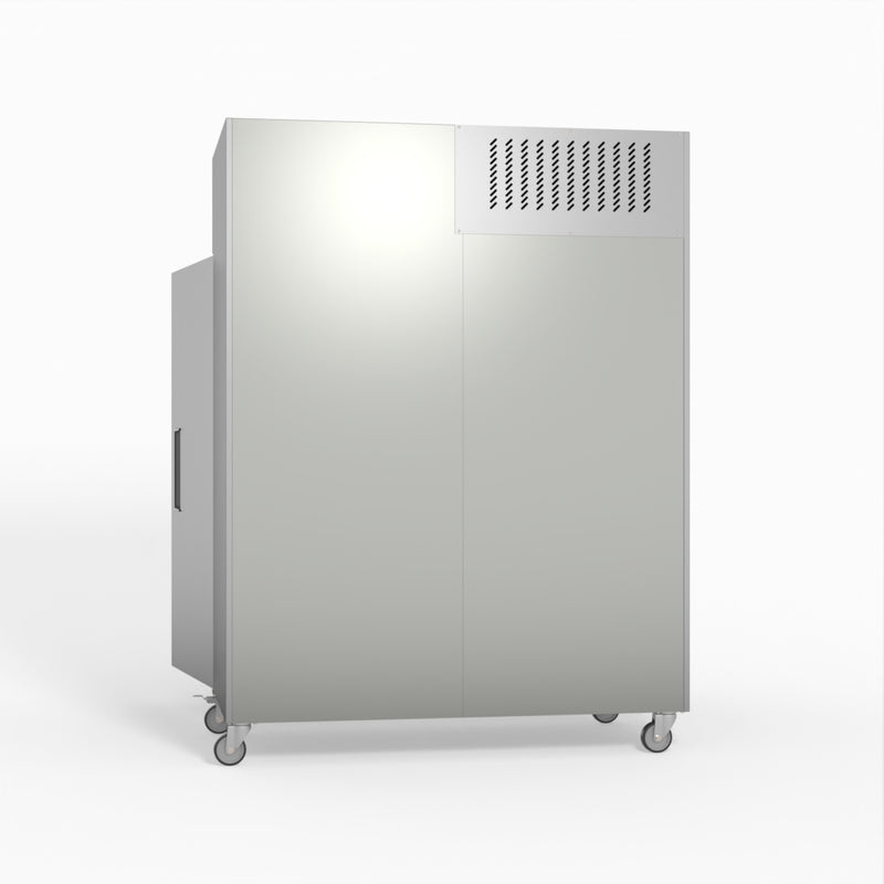 AG 1300 Litre Upright Double Door Stainless Steel Door Freezer