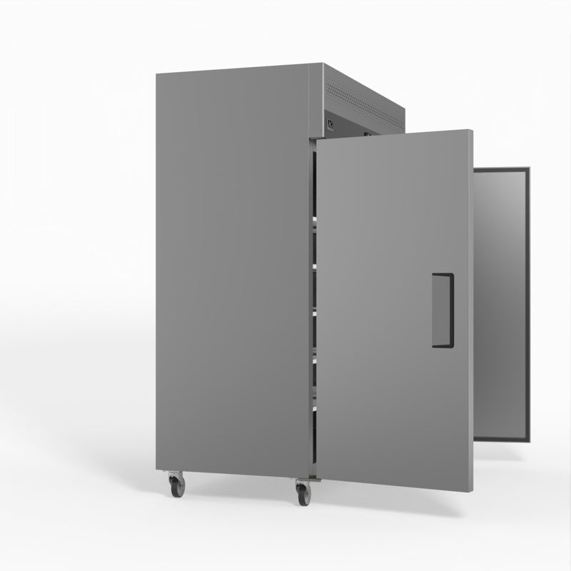 AG 1300 Litre Upright Double Door Stainless Steel Door Freezer