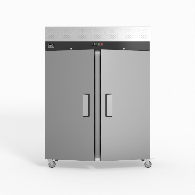 AG 1300 Litre Upright Double Door Stainless Steel Door Freezer